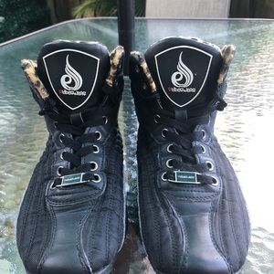 Ryderwear Footwear Women’s Shoes size 7 black/exterior  leopard print / interior